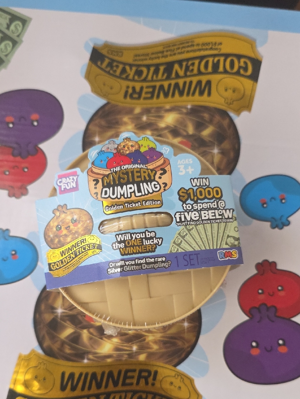 Mystery Dumpling Gold Glitter - Golden Ticket Edition